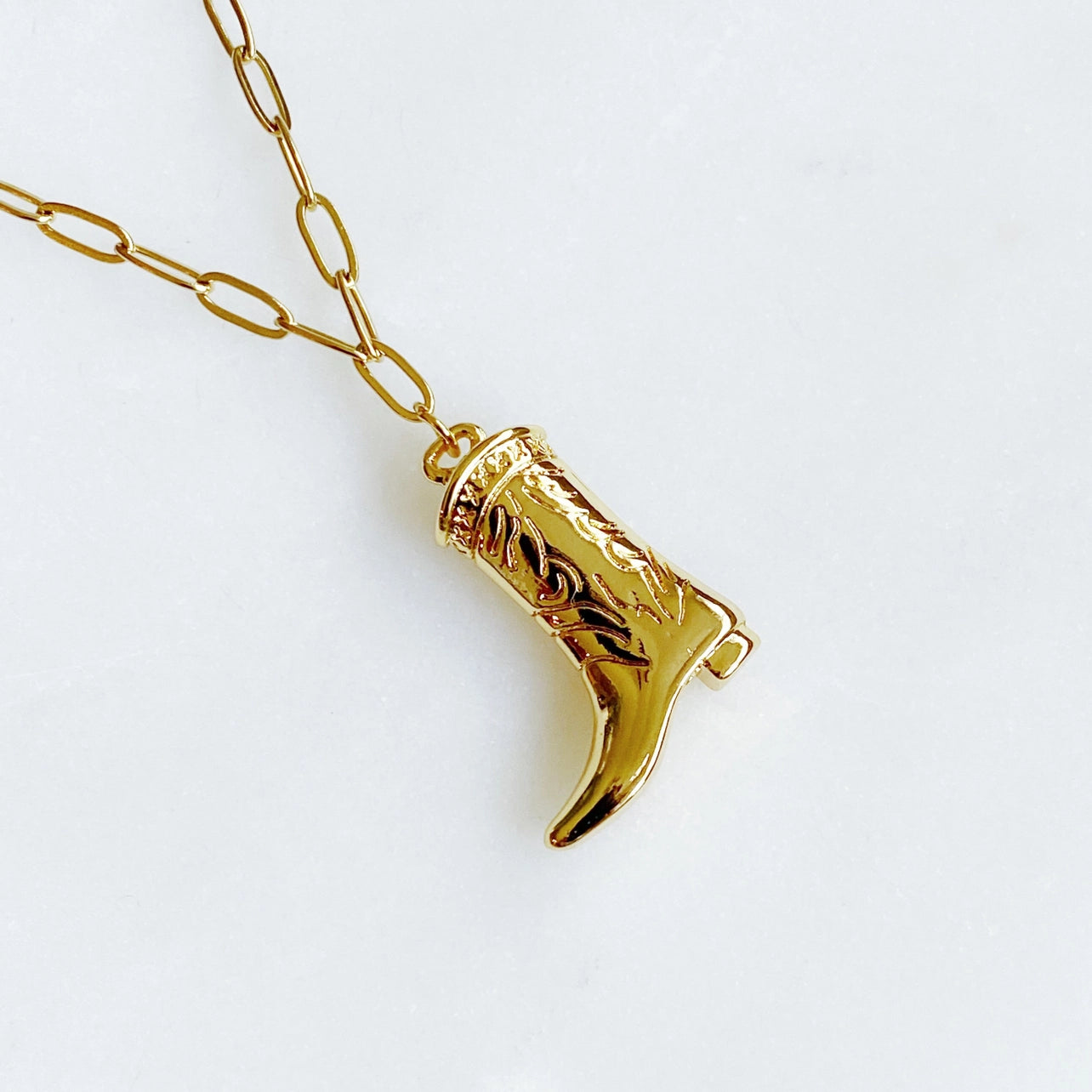Boot Scootin' Gold Necklace