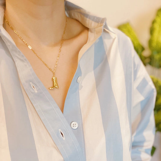 Boot Scootin' Gold Necklace