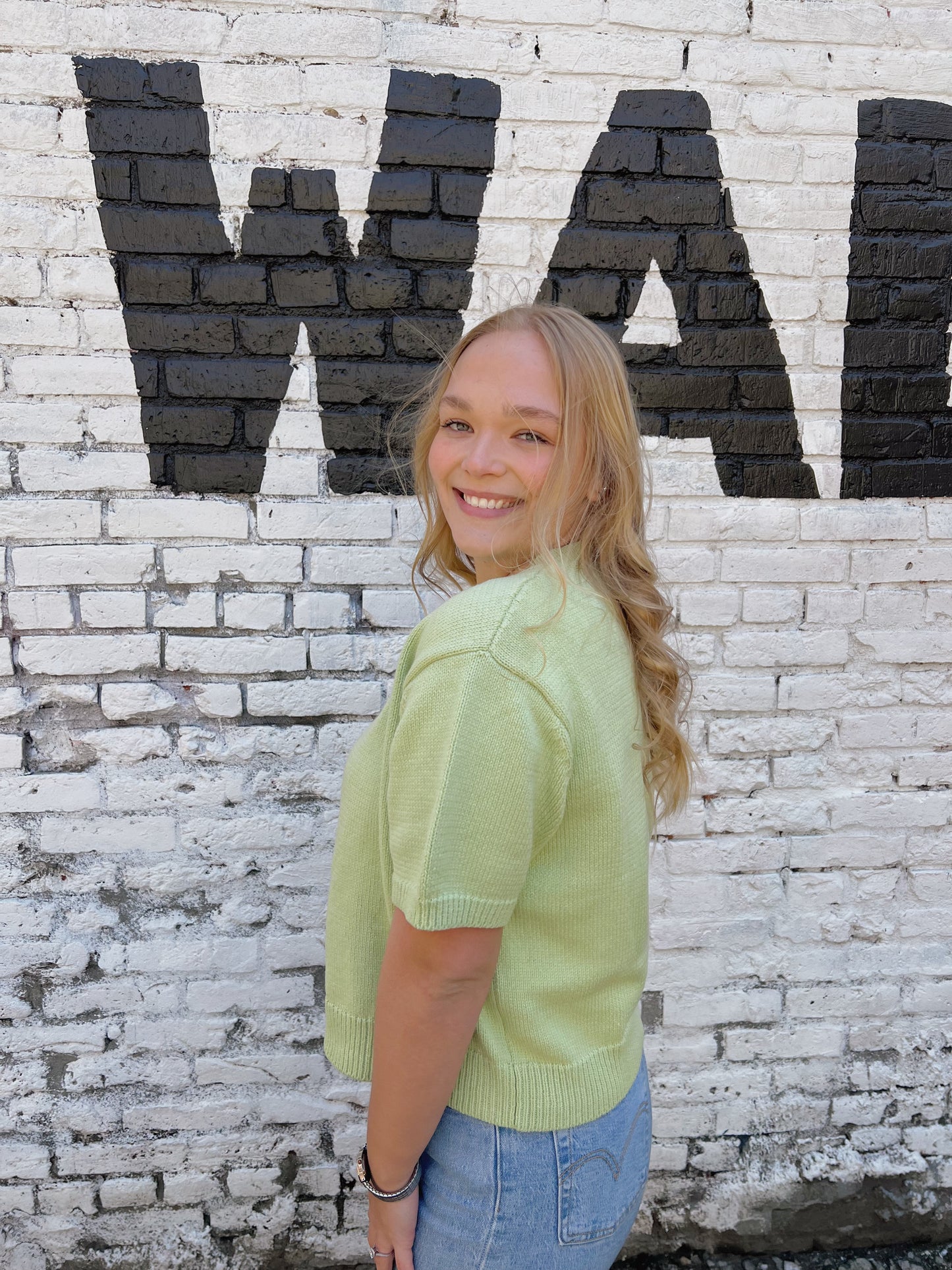 Honeydew Haze Short Sleeve Cardigan