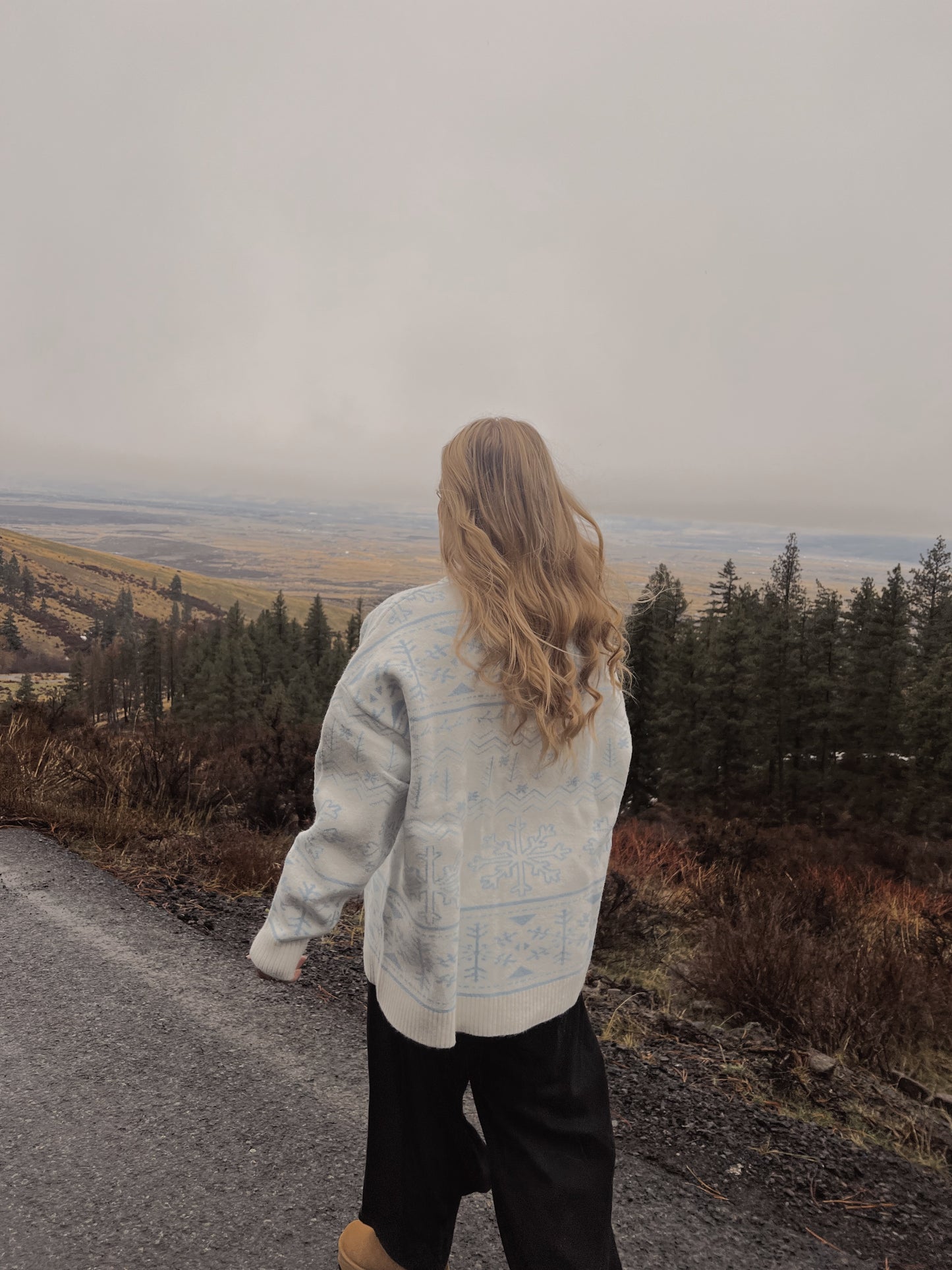 Home for Christmas Oversized Sweater