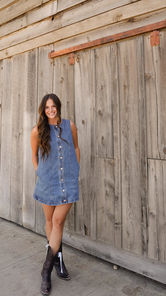 The Wrangler Babe Denim Dress