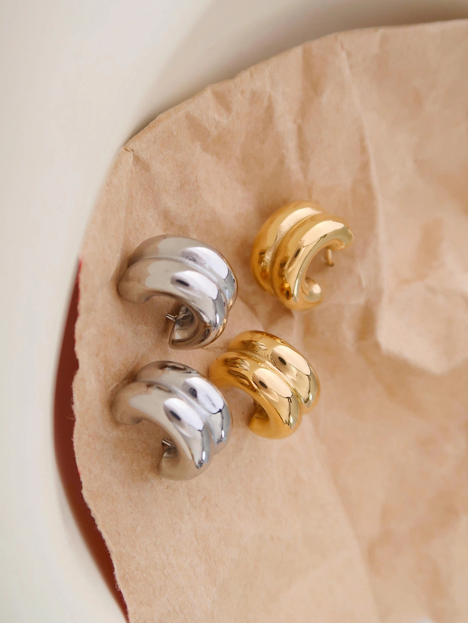 Emma C-Hoop Earrings