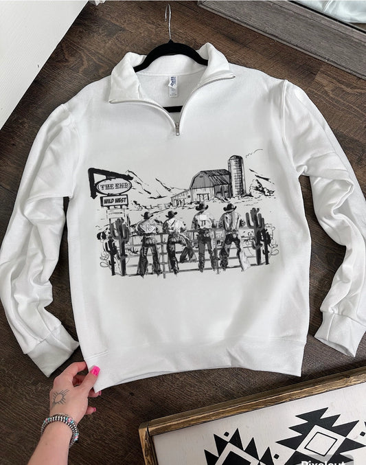 The Cowboy Scene Quarter Zip
