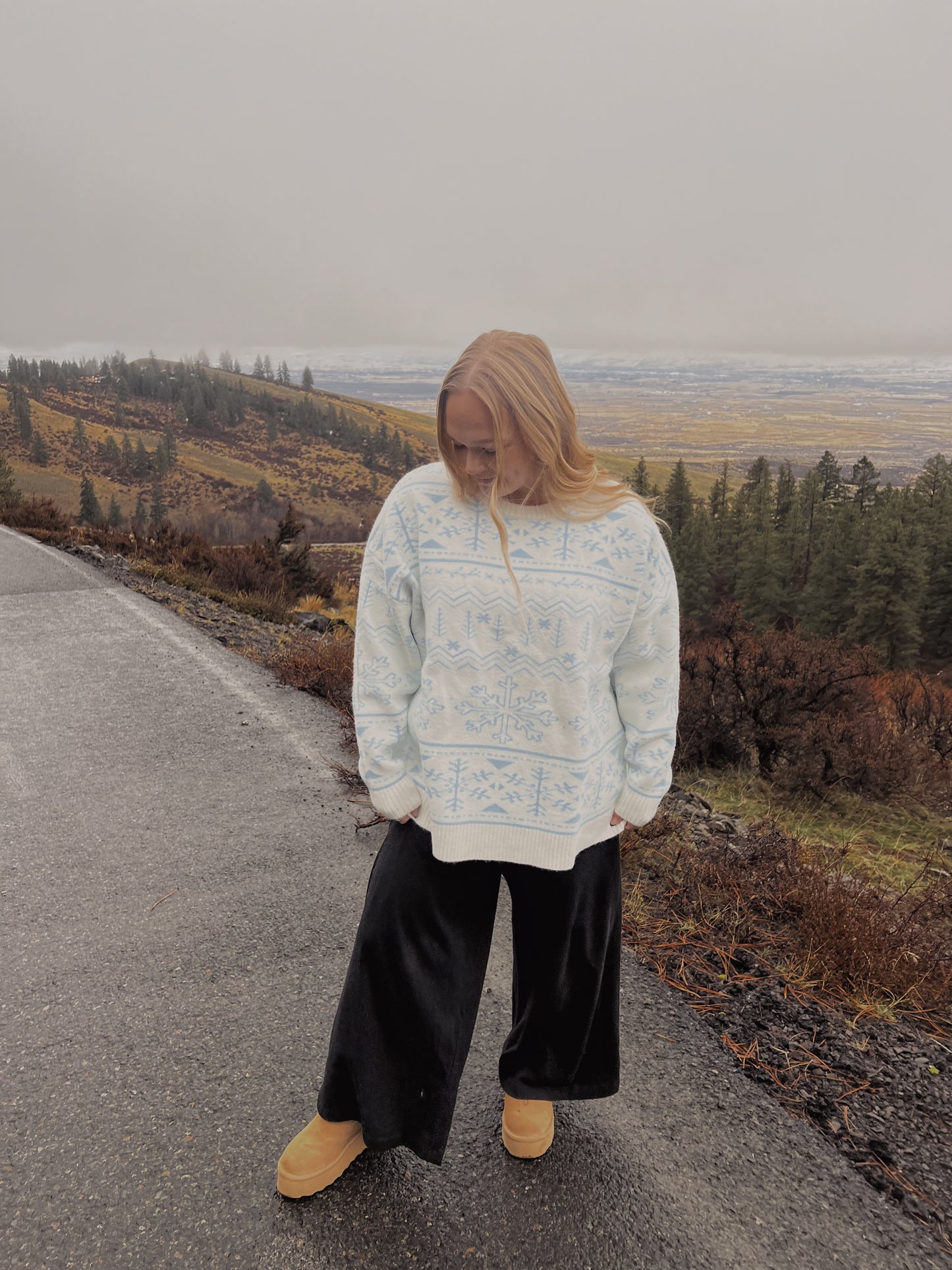 Home for Christmas Oversized Sweater