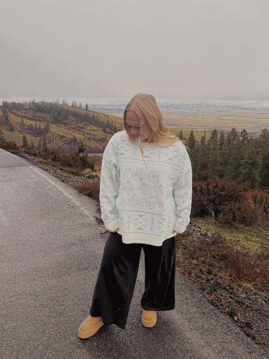 Home for Christmas Oversized Sweater