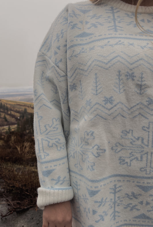 Home for Christmas Oversized Sweater