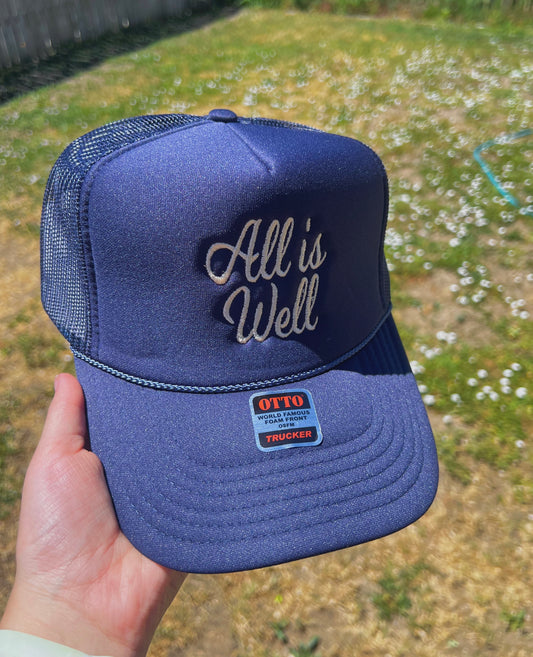 All is Well Trucker Hat